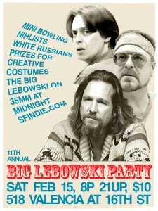 2014 SF Indiefest Big Lebowski Party Ad