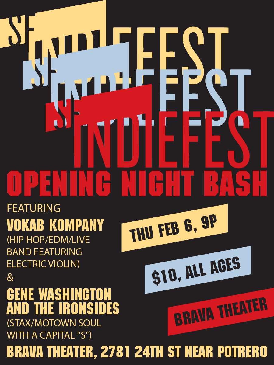 2014 SF Indiefest Opening Party Ad